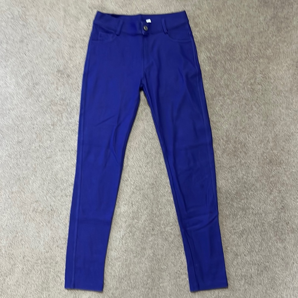 Yelete Size Small Purple Denim Leggings